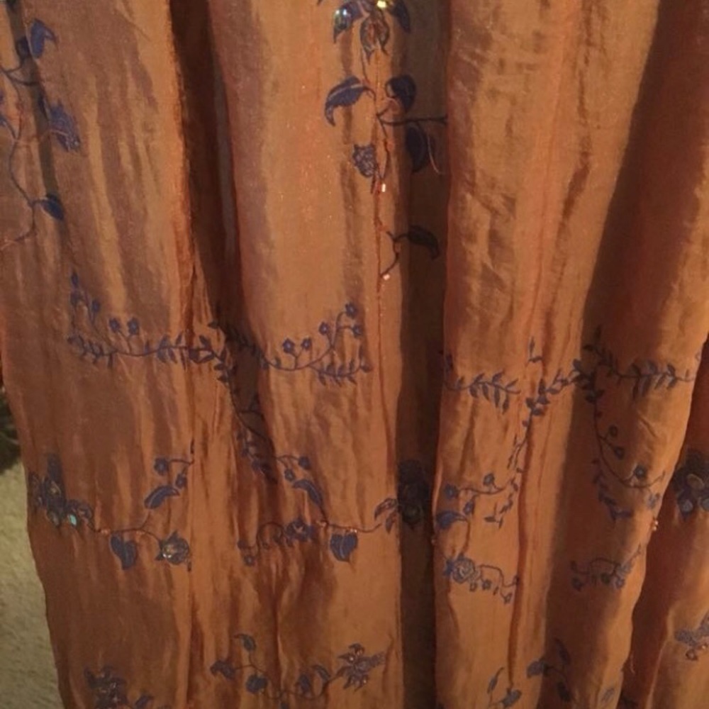 One Size Orange Conversion Dress/ - image 1